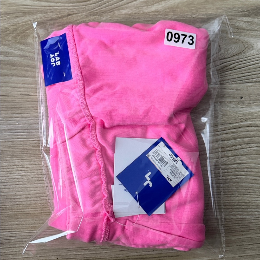 Women’s Washed Jersey High Rise Shorts - Neon Pink - L, XL & XXL - Picture 16 of 16